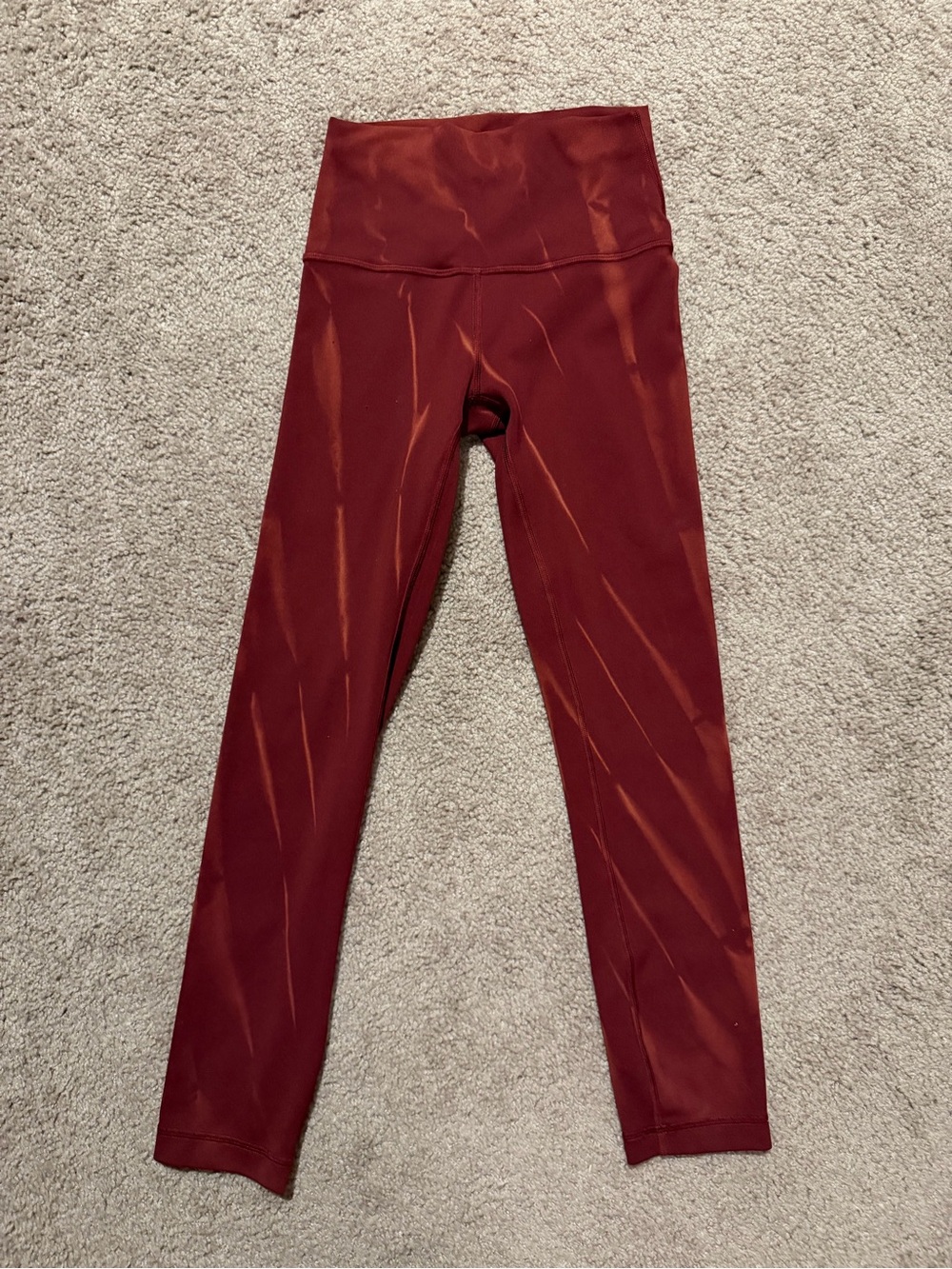 lululemon Women's Burgundy Leggings Size 2